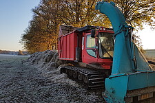 Technik zur bodenschonenden Nasswiesenmahd