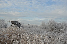 Aussichtsturm im Winter